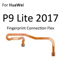 เครื่องสแกนลายนิ้วมือ P9ขั้วต่อสำหรับ Huawei บวก P8 Lite Mini เซ็นเซอร์สัมผัส Id ปุ่มกลับบ้านสายเคเบิลงอได้เชื่อมต่อกุญแจ