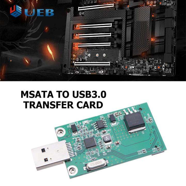 MSATA USB Adapter Card Desktop Computer Mini PCIE Card PC Transfer