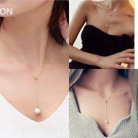 ?โปรพิเศษ? (พร้อมจัดส่งไทย) สร้อยคอจี้เเฟชั่นเกาหลี Korean fashion pearl necklace ?ราคาถูก ทอง ทองคำแท้ สร้อย แหวน กำไร สร้อยคอ เครื่องประดับ เพรช หยก