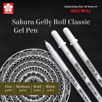 ปากกาหมึกเจล ซากุระ หมึกสีขาว SAKURA gelly roll classic white