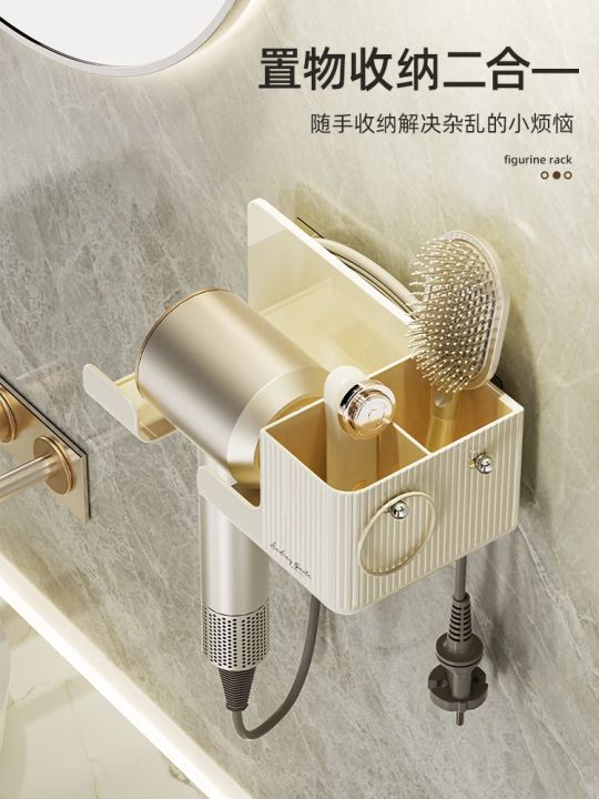 hair-dryer-shelf-from-perforated-toilet-wall-hair-stents-placed-bathroom-receive