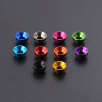 A Variety of Colors M3 Aluminum Alloy(T6061) Cone Washer for Countersunk Flat Head Screw Bolts For Steering Gear RC Model Nails  Screws Fasteners