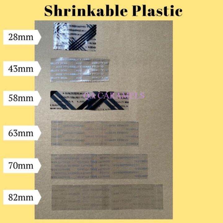 Shrinkable Plastic Sealer Cap Seal PLASTIC SEALER HEAT SHRINK BANDS CAP