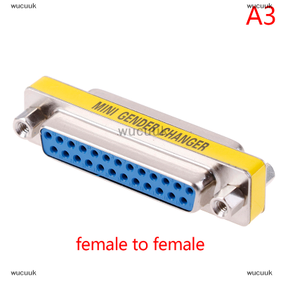 wucuuk DB25 D-Sub 25Pin ตัวเชื่อมต่อ MINI เพศเปลี่ยนอะแดปเตอร์ RS232 Serial CONNECTOR