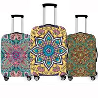 Mandala Flower Printed Luggage Cover for Travel Fashion Anti-dust Suitcase Covers Elastic Trolley Case Protective Cover