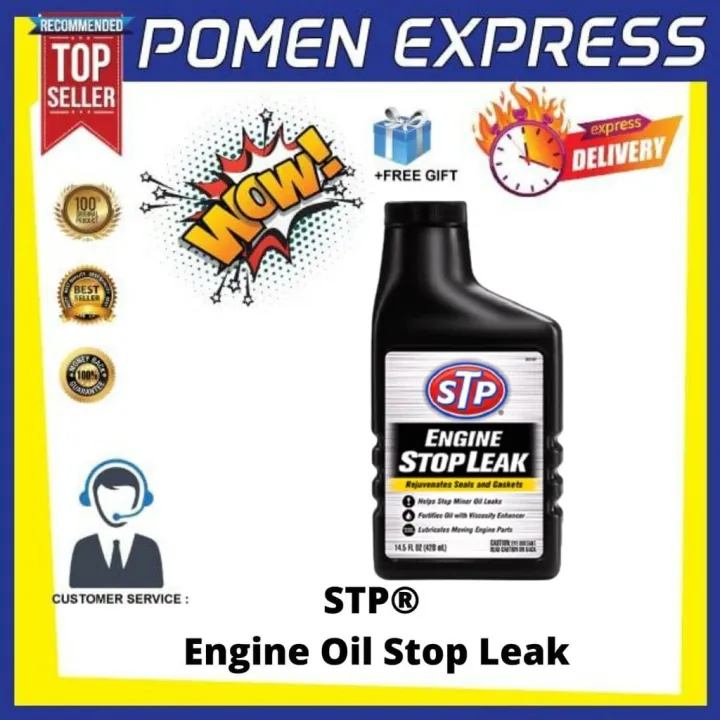 STP ® ENGINE OIL STOP LEAK Lazada