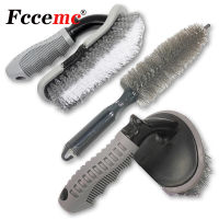 3Pcs Auto Cleaning Kit Tire Wheel Hub Brush Rim Detailing Cleaning Tool Brush For Car Accessories Automotive Gadget Universal