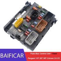 Baificar Brand Used Genuine Fuse Box Control Unit Assembly BSM-LO4/L11 9661708280 6500FH For Peugeot 107 207 307 Citroen C4 C5