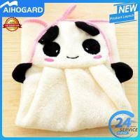 【CC】◆  1 10PCS Baby Hand baby bath towels Toddler Soft Cartoon Hanging Bathing Children