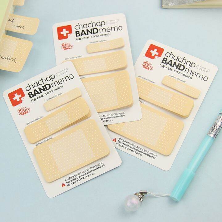 1pc-band-aid-memo-stickers-notes-paper-notepad-kawaii-stationery-office-papeleria