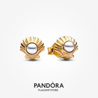 Official Store Pandora Disney The Little Mermaid Seashell Stud Earrings