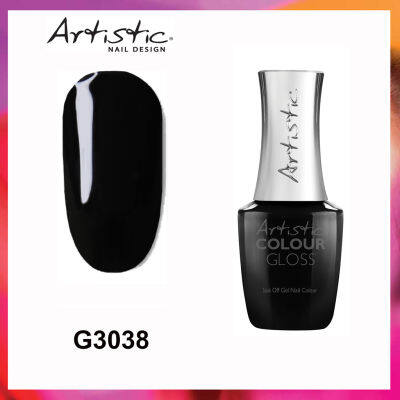 ของแท้! Artistic Colour Gloss สีทาเล็บเจล (โทนสีดำ)