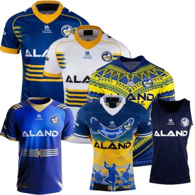 away shorts [hot]Parramatta Retro ANZAC INDIGENOUS Australia Parramatta rugby jersey 2023 home version Eels vest rugby shirt