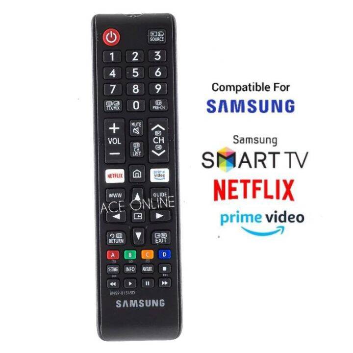 Samsung 4K Smart TV Remote Control BN5901315D Compatible With