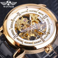 Winner đồng hồ cơ nam Royal Golden Luxury Gear thiết kế mới, đồng hồ Skeleton thời trang tự động thương hiệu hàng đầu cho nam - INTL thumbnail