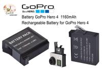 แบตเตอรี่ กล้อง AHDBT-401 GoPro Hero 4 1160mAh Rechargeable Battery for GoPro Hero 4