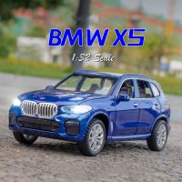 【MagicT】1:32 Scale BMW X5โลหะผสมสังกะสีรุ่นรถ W/ แสง &amp; เสียง &amp; Pull-Back Die Cast ของเล่นของขวัญคอลเลกชันสำหรับชาย