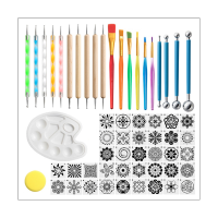 Mandala Dotting Tools Rock Dot Stencils for Painting Tool Set Craft Kits for Nail Mandala Arts Drawing