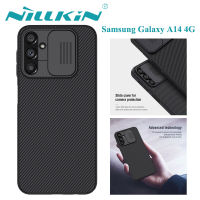 Nillkin เคสสำหรับ Samsung Galaxy A14 4G,เคสป้องกันกล้องเลื่อนกล้อง Samsunga14ฝาหลัง