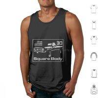 Black 1986 Chevy K30 454 4Wd 1 Ton Silverado Tank Tops Print Cotton Chevy C10 Car Chevy Pick Up Chevy Silverado C