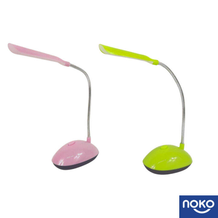 Portable LED Desk Lamp – Foldable Table Reading Light, Corded, 4 LEDs, White, Indoor/Outdoor