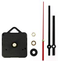 【YF】 Quartz Clock Movement Mechanism Repair Parts with Hands Type C 1 x Plastic Washer WasherBlack Black Decoration