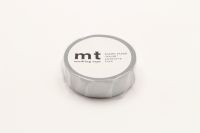 mt masking tape silver (MT01P206) / เทปตกแต่งวาชิ สี silver แบรนด์ mt masking tape ประเทศญี่ปุ่น