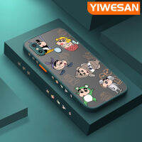 YIWESAN เคสสำหรับ Xiaomi Redmi โน๊ต5 Note 5 Pro Note 5A Prime Case ลายการ์ตูน Crayon Shin-Chan เคสโทรศัพท์เนื้อแข็งกันกระแทกขอบเคสป้องกันเลนส์กล้องคลุมทั้งหมด