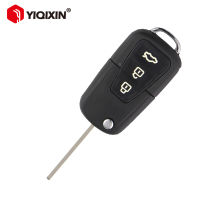 YIQIXIN 3ปุ่มพลิกพับรถ Key Shell สำหรับ Lifan X60 X50เปลี่ยน Remote Key Fob พร้อม Uncut Blade