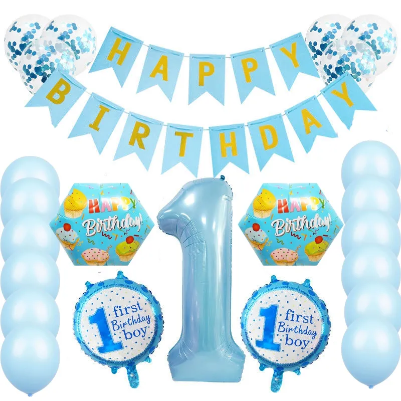 Discover 125+ first birthday balloon decoration - seven.edu.vn