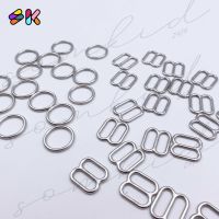 somkid ห่วงสำหรับทำสายเสื้อใน ห่วงปรับเสื้อใน สำหรับทำสายเสื้อใน8mm/10mm/12mm สีเงิน (ขายเป็นเซตมีห่วงกลม และ ห่วงเบอร์8คู่กัน)