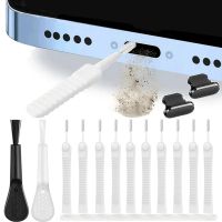 Dust Plug Mobile Dust Plug Cleaner for iPhone 14 13 Pro Max Mobile Port Cleaner Kit Computer Keyboard Cleaner Tool Cleaner Brush