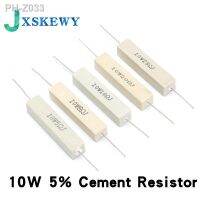 10pcs 10W 5 Cement Resistor Power Resistance 0.1 10K 0.1R 0.5R 10R 50R 0.22 0.33 0.5 1 2 5 8 10 15 20 25 30 100 1K 2K 3K ohm