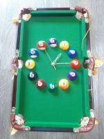 นาฬิกาลูกสนุกเกอร์ สีดำ แบบสี่เหลี่ยม Snooker