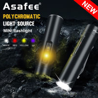 Asafee 500LM V5 L2 LED Mini Portable Torch Multi-Position Switch Built-in Battery TYPE-C Rechargeable IPX5 Waterproof