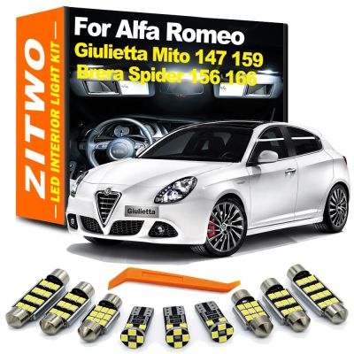 【CW】ZITWO Canbus No Error LED Interior Dome Map Light Bulb Kit For Alfa Romeo Giulietta Mito Brera GT Spider 4C 147 156 159 166