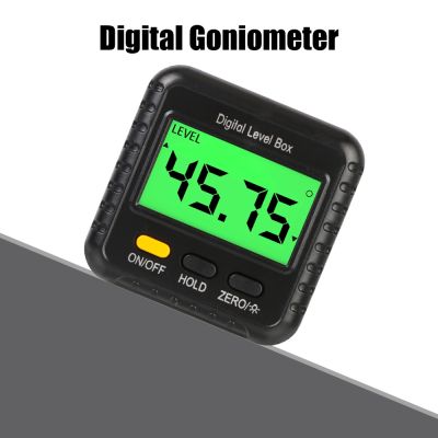 Digital Inclinometer Small Electronic Level Box Angle Meter Finder 360 Degree Magnetic Protractor Base Gauge Protractor Tools