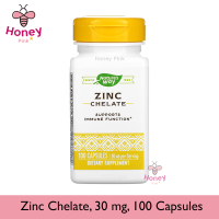 Natures Way, Zinc Chelate, 30 mg, 100 Capsules