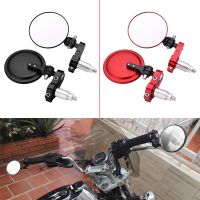 Universal Motorcycle Handle Mirror Aluminum Bar End Rearview Mirrors Accessories For Yamaha FZ1 FAZER YZF R3 R6 600R FZR FZ 600