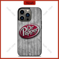 Dr Pepper Wooden Phone Case for iPhone 14 Pro Max / iPhone 13 Pro Max / iPhone 12 Pro Max / Samsung Galaxy Note 20 / S23 Ultra Anti-fall Protective Case Cover 1412