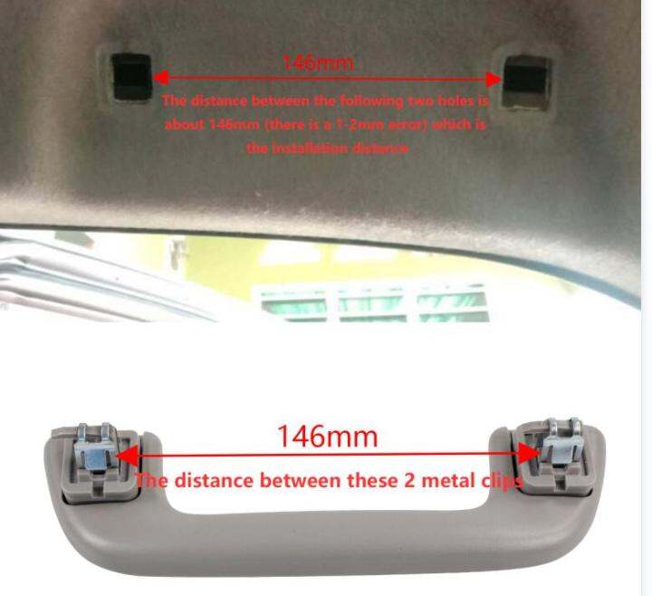 Car Front Row Back Row Roof Grab Handles Safety Handle Ceiling Armrest