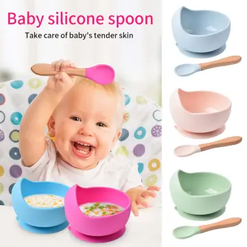 Silicone Baby Feeding Set Toddler Suction Bowls Adjustable Bid