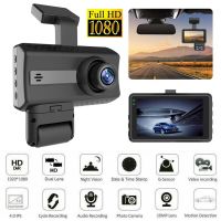 Dual Lens Car Dvr Dash Cam Video Recorder 3-inch Hd Display Front And Built-in Camera Driving Recorder Camcorder