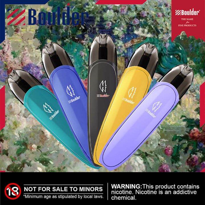 【24H Ship】 Boulderr Device With 1 Free Pod Cig Smoke Watermelon Boulder