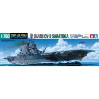 โมเดลประกอบ Tamiya 1/700 TA31713 CV-3 SARATOGA U.S. NAVY AIRCRAFT