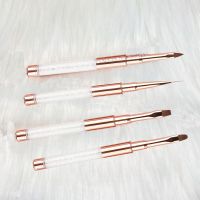 Acrylic 3D Nail Art UV Gel Drawing Painting Brush Sculpting Builder Nails Liner Tips Manicure Tool Artist Brushes Tools