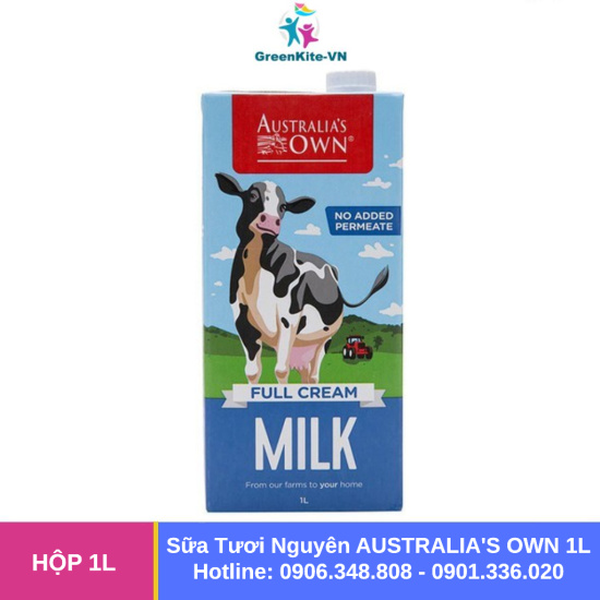 Hộp sữa own tươi nguyên kem australia own 1l - sữa úc nhập khẩu - ảnh sản phẩm 1