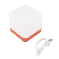 USB Charging Creative Square with Sleep Light Flip Timer Night Light LED Energy Saving Table Lamp