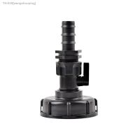 ✥☋ S60X6 Coarse Threaded IBC Tank Adapter Tap to Barb 16mm 20mm 25mm PE Hose Elbow Adapter