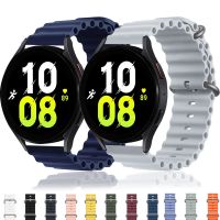 20mm Ocean Band for Samsung Galaxy Watch3/4/5/ 5Pro/Active 2/Huawei Watch GTR Bracelets 22mm Silicone Loop Titanium Buckle Strap